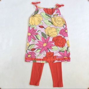 Pillowcase Style Dress and Leggings